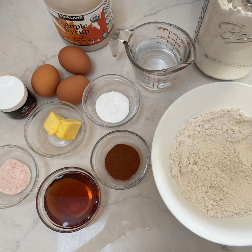 Ingredients you need to make Cinnamon Chechebsa with Scrambled eggs