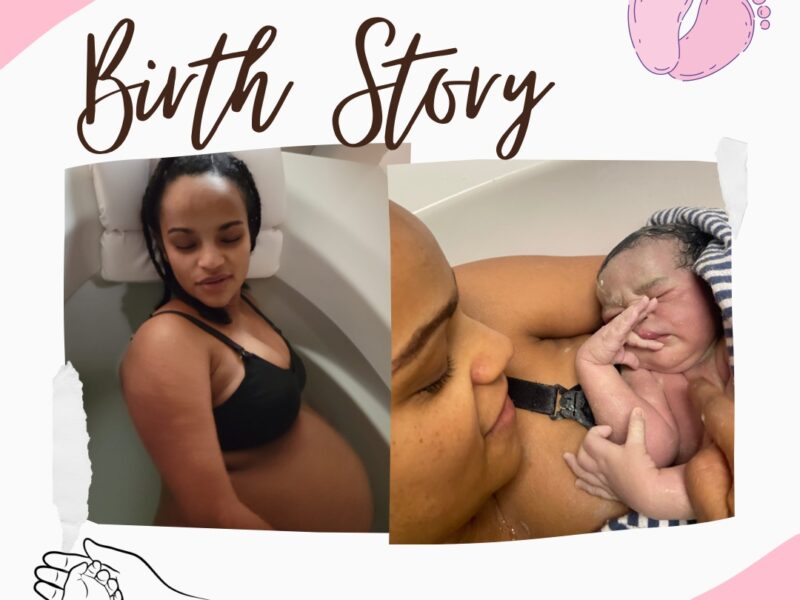 Water birth. Birth story blog
